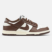 Кросівки Nike SB Dunk Low Brown White / Найк СБ Данк Низькі Коричневі з Білим, фото 3