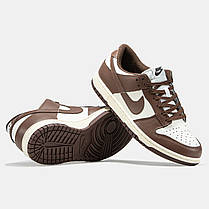 Кросівки Nike SB Dunk Low Brown White / Найк СБ Данк Низькі Коричневі з Білим, фото 6