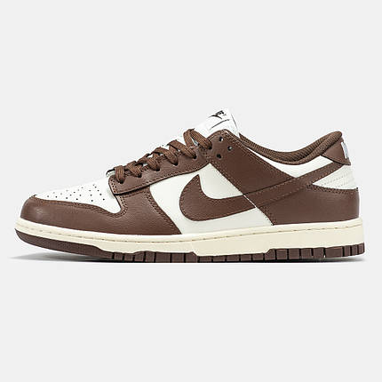 Кросівки Nike SB Dunk Low Brown White / Найк СБ Данк Низькі Коричневі з Білим, фото 1