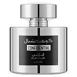 Парфумована вода Confidential Platinum Lattafa Perfumes 100ml, фото 3
