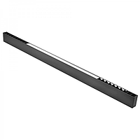 Світлодіодний лінійний світильник матовий+лінзи Ardero AL4031 40Вт 3200Лм 5000K 1200х70х35 мм чорний