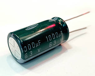 1000mkf - 63v  SSL 16*27, 85°C SAMSUNG KOREA конденсатор електролітичний