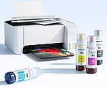 Чорнило (фарба) V.Print для Epson L3101 EcoTank - набір чорнил (4х70 мл) B/C/M/Y, фото 4