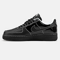 Чоловічі Кросівки Nike Air Force 1 Paris Low Black / Найк Аїр Форс 1 Паріс Низькі Чорні, фото 4