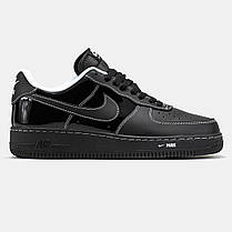 Чоловічі Кросівки Nike Air Force 1 Paris Low Black / Найк Аїр Форс 1 Паріс Низькі Чорні, фото 3