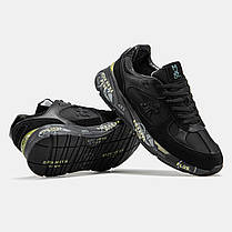 Чоловічі Кросівки Premiata Mase Black / Преміата Мейс Чорні, фото 6