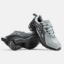 Зимові Чоловічі Кросівки New Balance 1906R Cordura GTX Grey / Нью Беланс 1906Р Кордура ГТХ Сірі з Чорним, фото 6