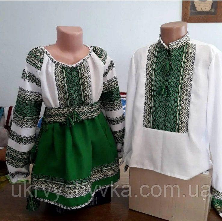Дитячі парні вишиванки "Шкільні роки"