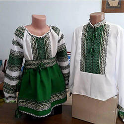 Дитячі парні вишиванки "Шкільні роки"