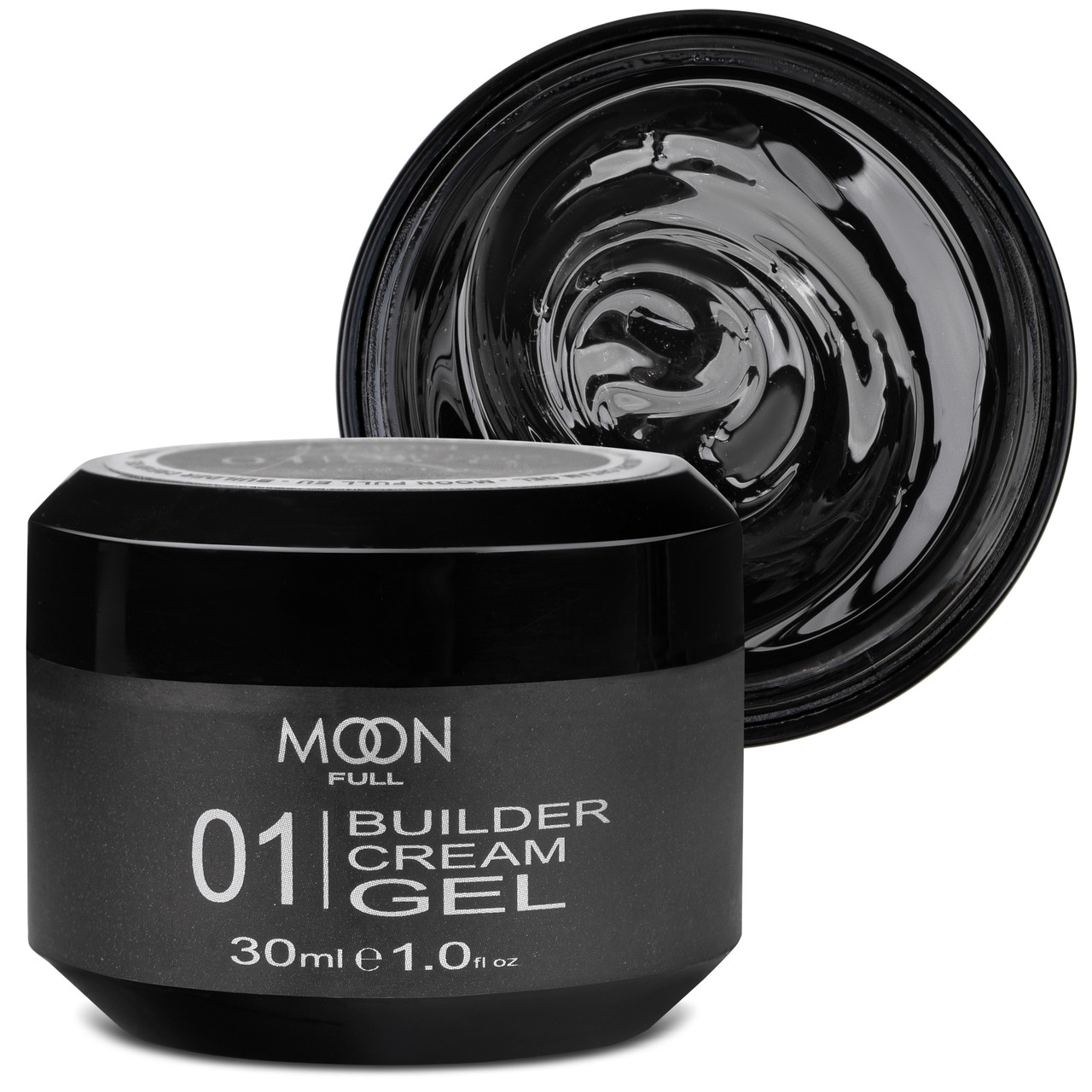 Гель для нарощування нігтів Moon Full Builder Gel №01 (прозорий), 30 мл