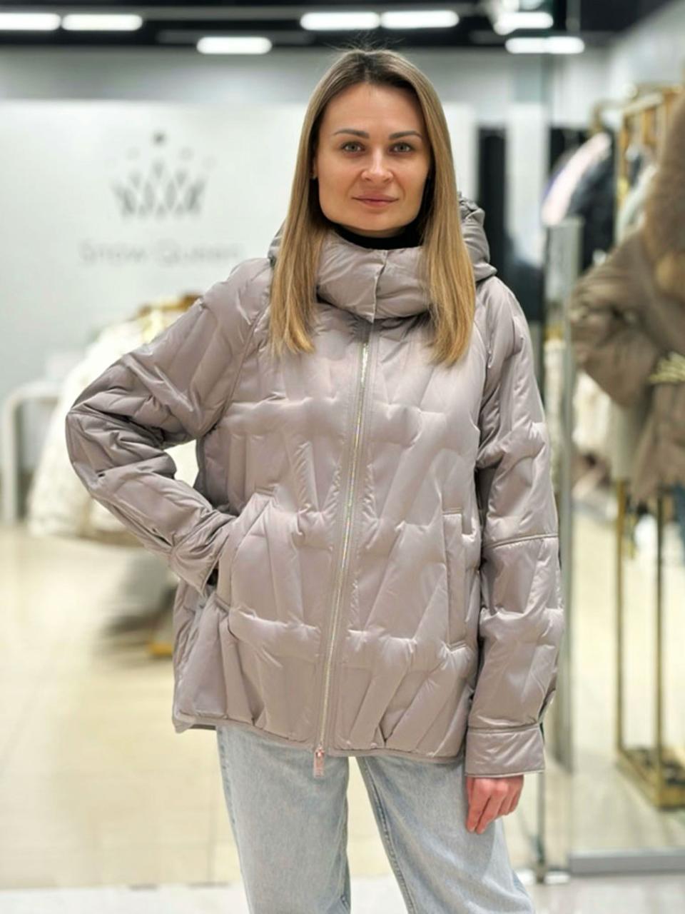 Жіноча куртка CHANEVIA 25138 Grey, фото 1