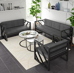 Комплект меблів Два дивани та крісло Лофт для дому, саду, дачі, офісу