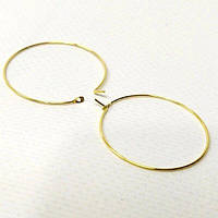 (50шт) Швензи для сережок 30 мм кольору - золото