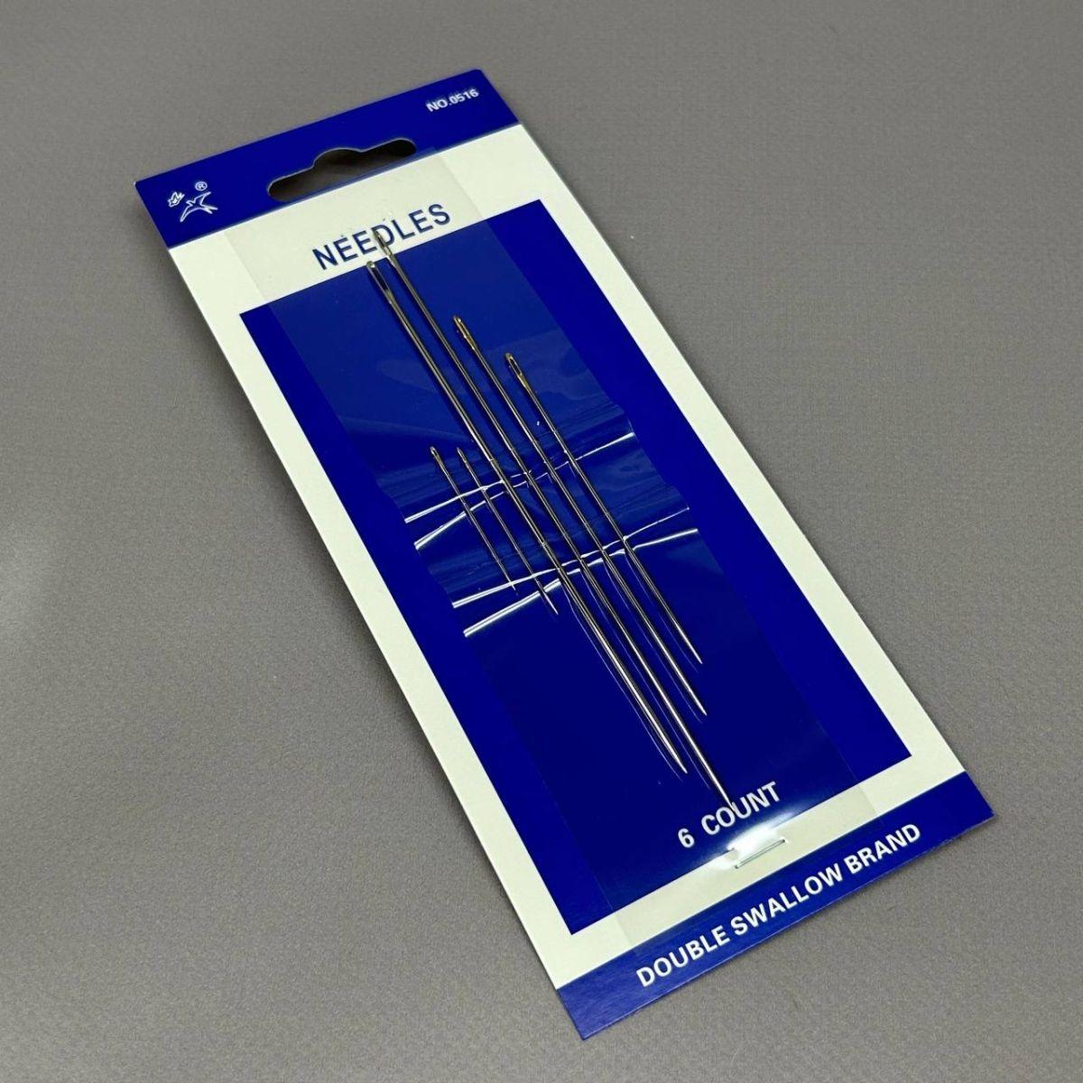 0516 Набір циганських голок для шиття NEEDLES - 6шт, фото 1