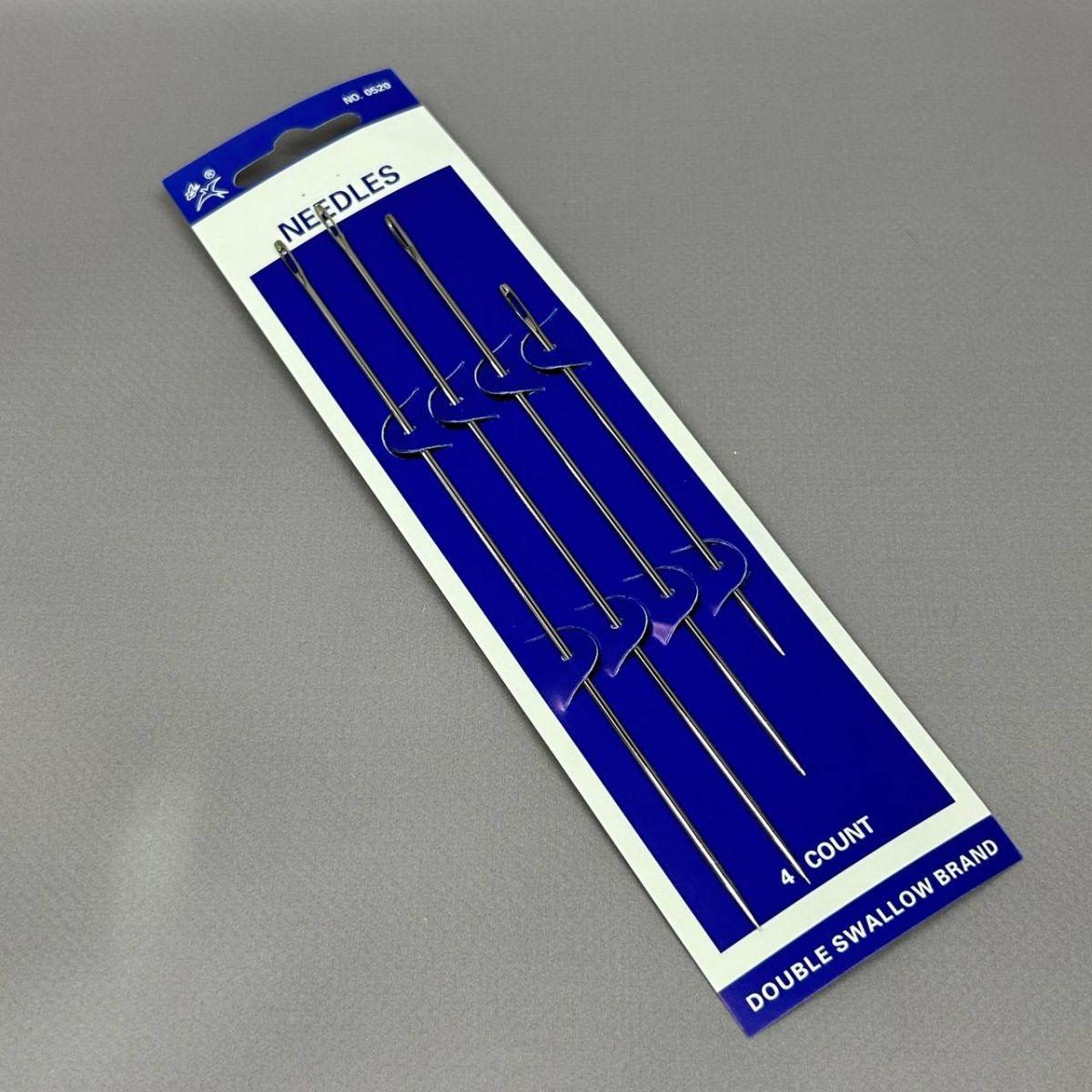 0520 Набір циганських голок для шиття NEEDLES - 4 шт, фото 1