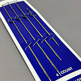 0520 Набір циганських голок для шиття NEEDLES - 4 шт, фото 3