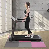 Килимок-пазл захисний MP10 ONE FITNESS – 9 частин/сіро-рожевий, фото 6