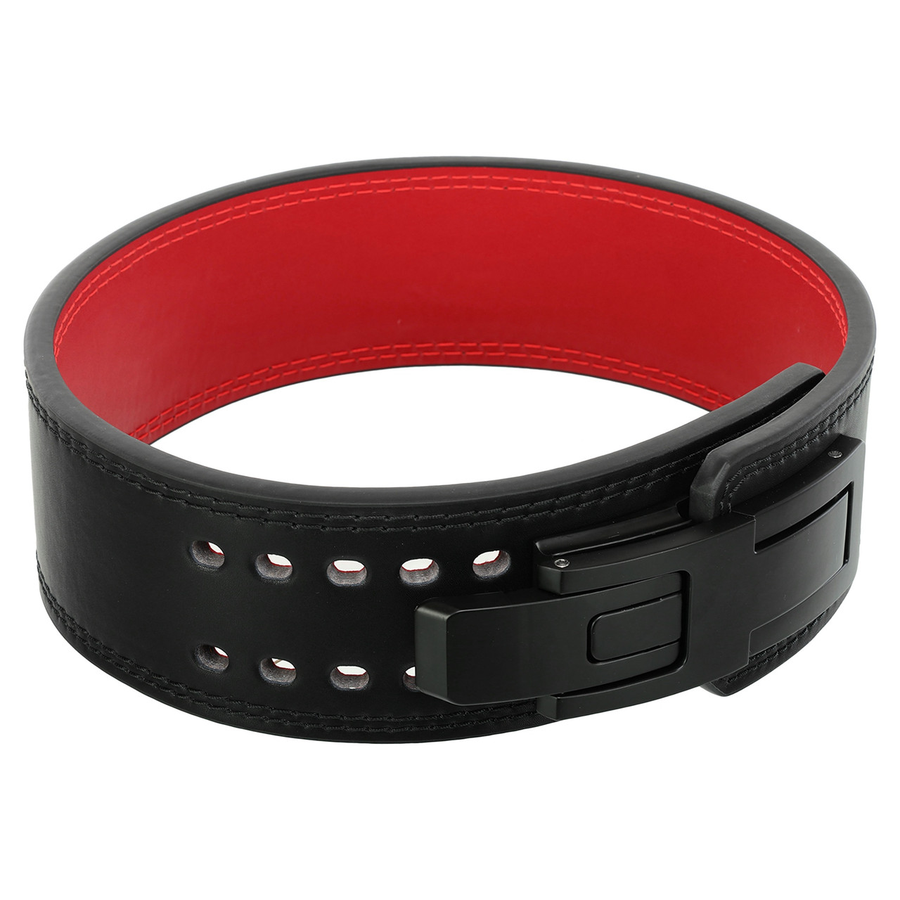 Пояс для паверліфтингу з карабіном шкіряний Mdbuddy TA-3231 Weightlifting Belt ширина 10 см розмір-S-XL