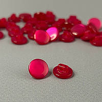 10 шт. - Ґудзики блузкові на ніжці Ø-11мм карамелька-фуксія