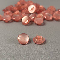 10 шт. - Ґудзики блузкові на ніжці Ø-11мм карамелька-Чайна троянда