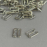 10 шт. - Регулятор срібла 1 см (метал) для ремінців бюстгальтера (застібка)