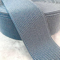 1м. резинка поясна, манжетна - 6см. сіро-блакитний