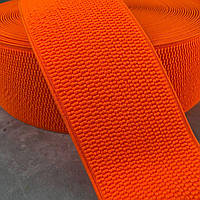 Резинка поясна, манжетна - 6см/25ярд. помаранчевий
