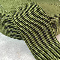 Резинка поясна, манжетна - 6см/25ярд. хакі