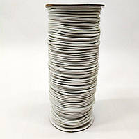 2 мм резинка кругла (шляпна) білий 100 ярд.