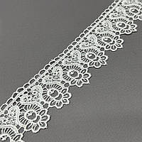 (1 метр) Мереживо макраме 4 см колір - айворі