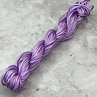 (12 метрів) Шнур нейлоновий, капроновий (шамбала) 1,5 мм - Бузковий