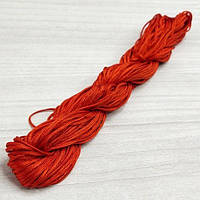 (18 метрів) Шнур нейлоновий, капроновий (шамбала) 1 мм - Червоний