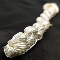 (18 метрів) Шнур нейлоновий, капроновий (шамбала) 1 мм колір - Молочний