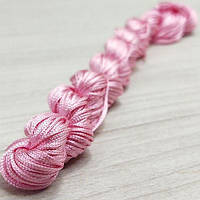 (18 метрів) Шнур нейлоновий, капроновий (шамбала) 1 мм колір - Рожевий