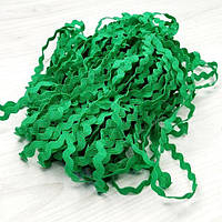 (19 м)  Тесьма "В'юнок" 8 мм -зелений