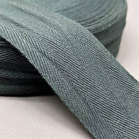 4,5 см кіперна стрічка бавовняна - антрацит