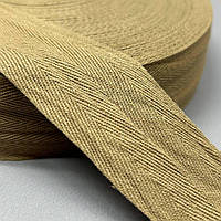 4,5 см кіперна стрічка бавовняна - капучино