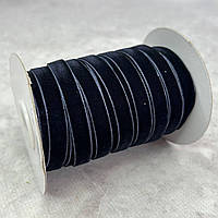 Оксамитова стрічка декоративна 1 см 20 м - 8350 (СИНЯ)