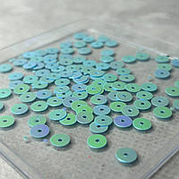 Паєтка кругла шестигранник 7 мм