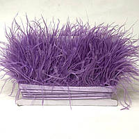 50 см - Пір'я страуса на стрічці 8-10 см - бузковий