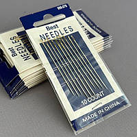 999-076 Голки ручні NEEDLES (голки для ручного шиття) - 10 шт