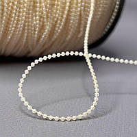 Намистини на нитці, Ø1,5 мм - Айворі