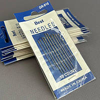 GR-910 Голки ручні NEEDLES (голки для ручного шиття) - 10 шт