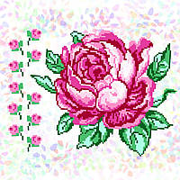 K-362 Троянди (20х30 см). Confetti. Водорозчинний флізелін із малюнком