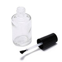 Пляшечка з пензликом прозора, 15мл