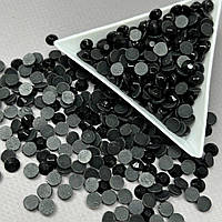 SS30 (6,3-6,5 мм) термоклейові стрази - 10 гр - col Jet