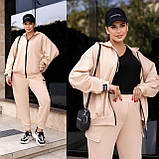 Стильний крутий батальний спортивний костюм із джогерами (р.48-62). Арт-2172/42, фото 4