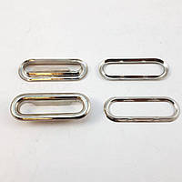 Овальний люверс 10мм Нікель