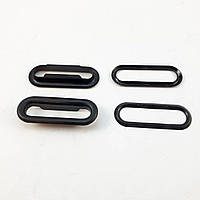 Овальний люверс 16мм Оксид