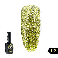Гель лак Gold Global Fashion №02, 8мл